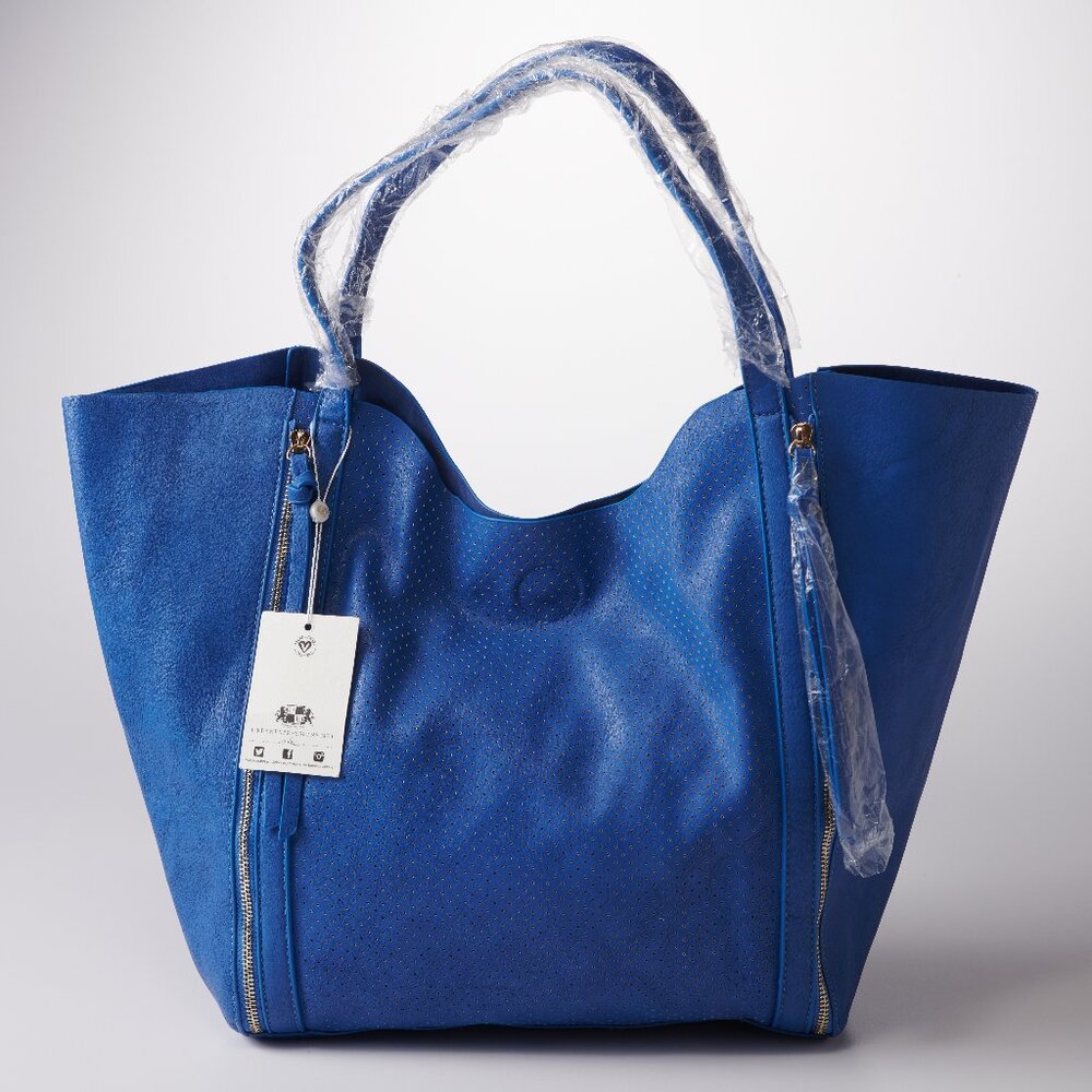 NWT Urban Expressions Large Purse Tote with extra Shoulder Strap Purse - Blue